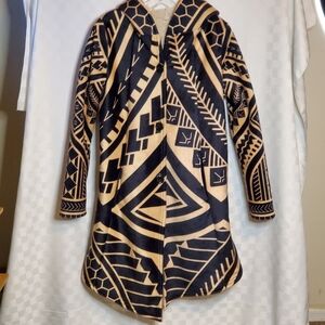 ☃️ Geometric Print Coat